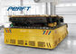 steerable trackless transfer cart free moving on cement floor