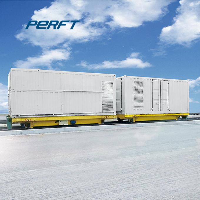 उच्च तापमान और हीट इन्सुलेशन सामग्री के साथ रेल पर 50t ट्रांसफर कार्ट-औद्योगिक लडल ट्रांसफर कार