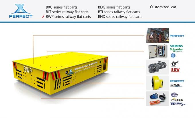 कार्यशाला स्ट्रैडल वाहक के लिए बैटरी संचालित प्लेटफॉर्म 10 टन मुफ़्त मोड़ परिवहन फ्लैट बेड कार्ट