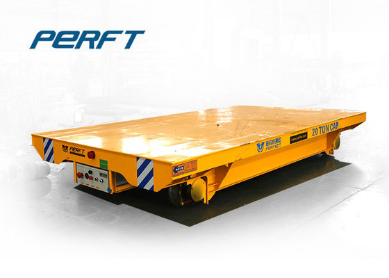 metallurgy industry use electric transfer cart that can run on rail turn